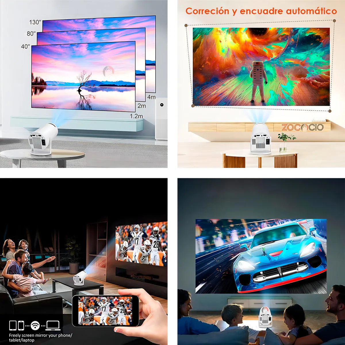 🎥“Mini Cine Pro HD – Convierte tu casa en un cine”